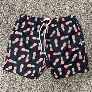 Ambsn Swim Shorts with Elastic Waistband Size XL